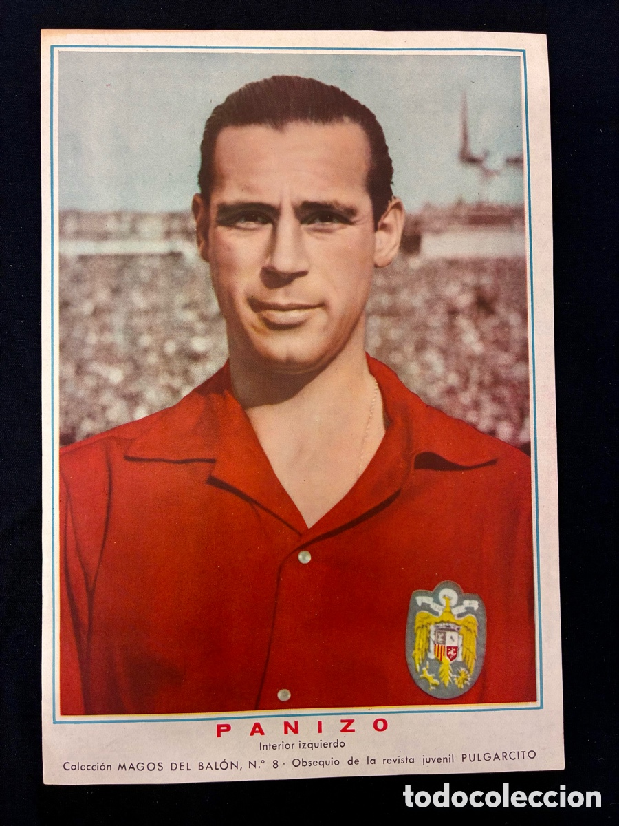 Collectionnisme sportif: PANIZO - Magos del bal&oacute;n, n&ordm; 8 - L&Aacute;MINA ORIGINAL - Obsequio de la revista Pulgarcito -