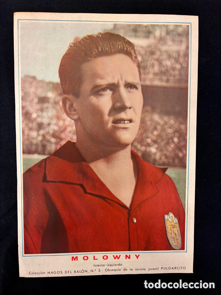 Coleccionismo deportivo: MOLOWNY - Magos del bal&oacute;n, n&ordm; 5 - L&Aacute;MINA ORIGINAL - Obsequio de la revista Pulgarcito -