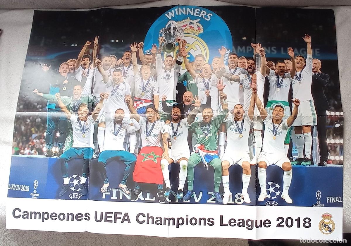 Coleccionismo deportivo: 4 poster del REAL MADRID - Foto 8