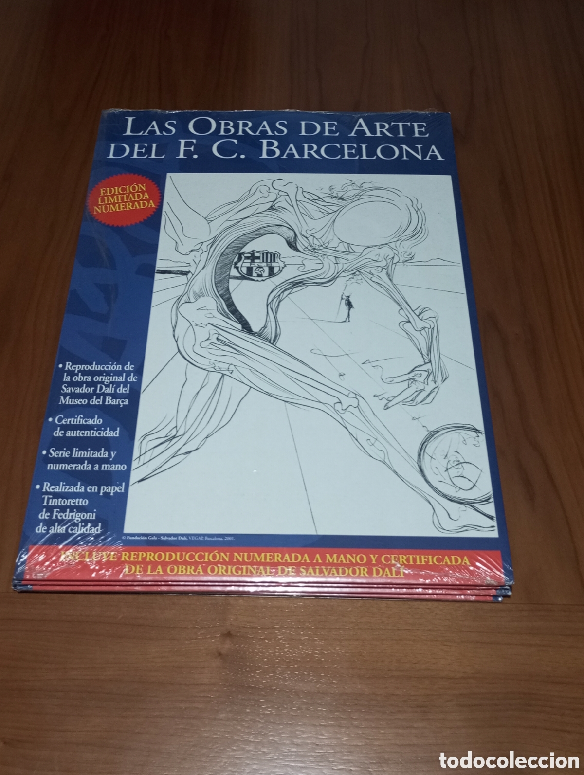 Coleccionismo deportivo: Las Obras de Arte del FC Barcelona Edici&oacute;n limitada numerada Precintado Salvador Dal&iacute;