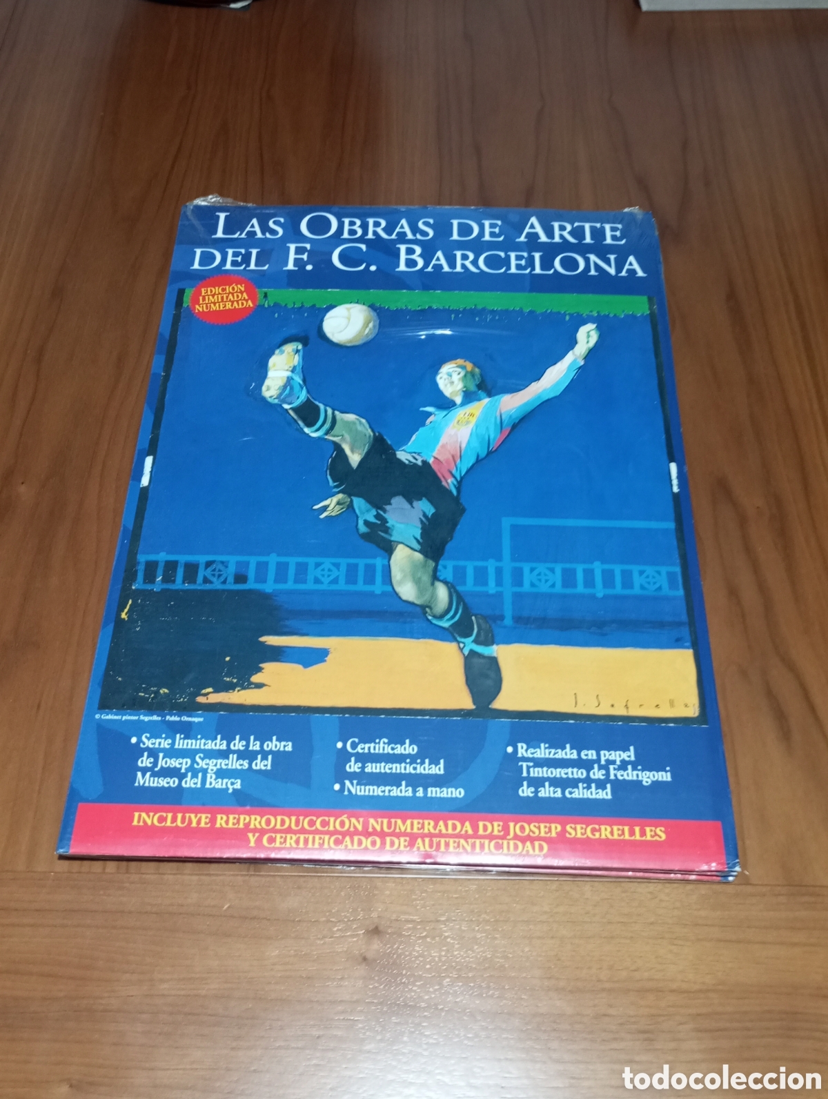 Coleccionismo deportivo: Las Obras de Arte del FC Barcelona Edici&oacute;n limitada numerada Precintado Josep Segrelles