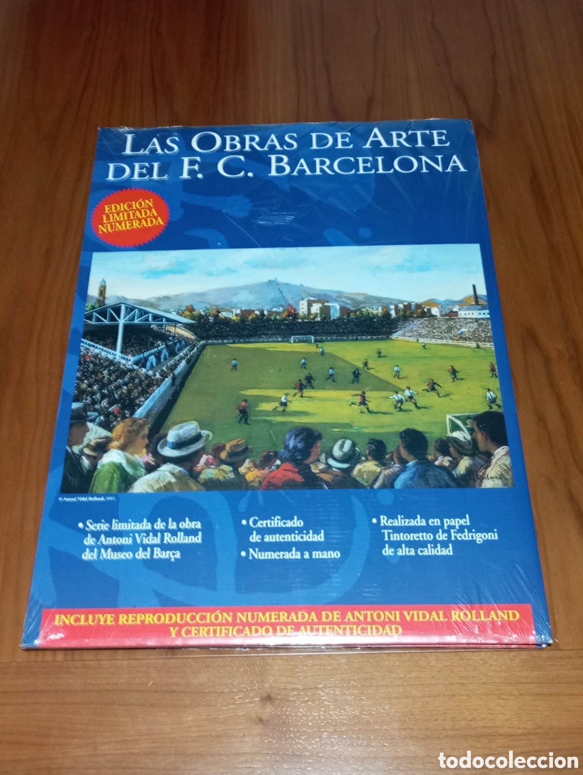 Coleccionismo deportivo: Las Obras de Arte del FC Barcelona Edici&oacute;n limitada numerada Precintado Antoni Vidal Rolland