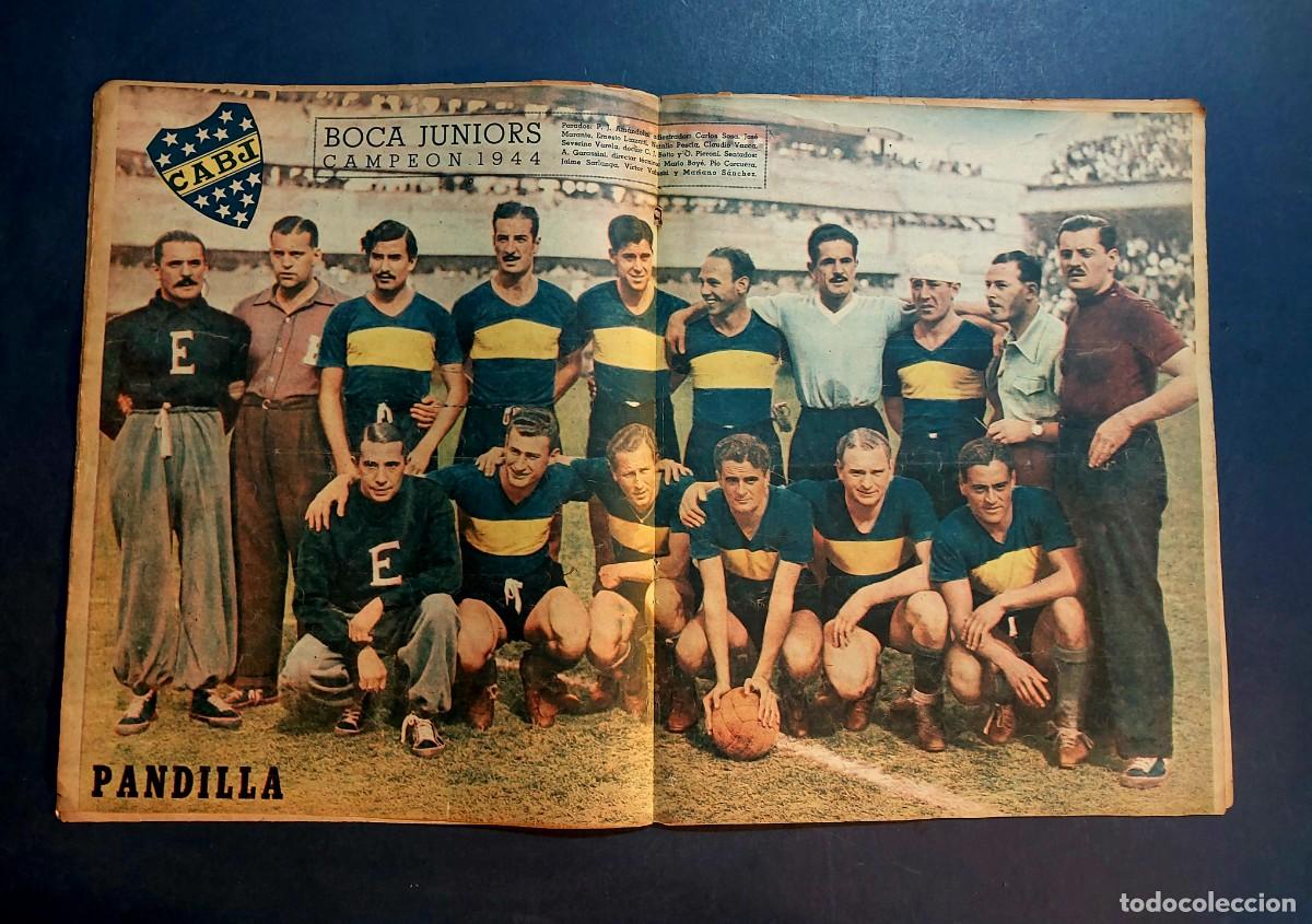 Coleccionismo deportivo: Pandilla N&ordm; 23 1944 Poster Boca Juniors ( Argentina ) 1944