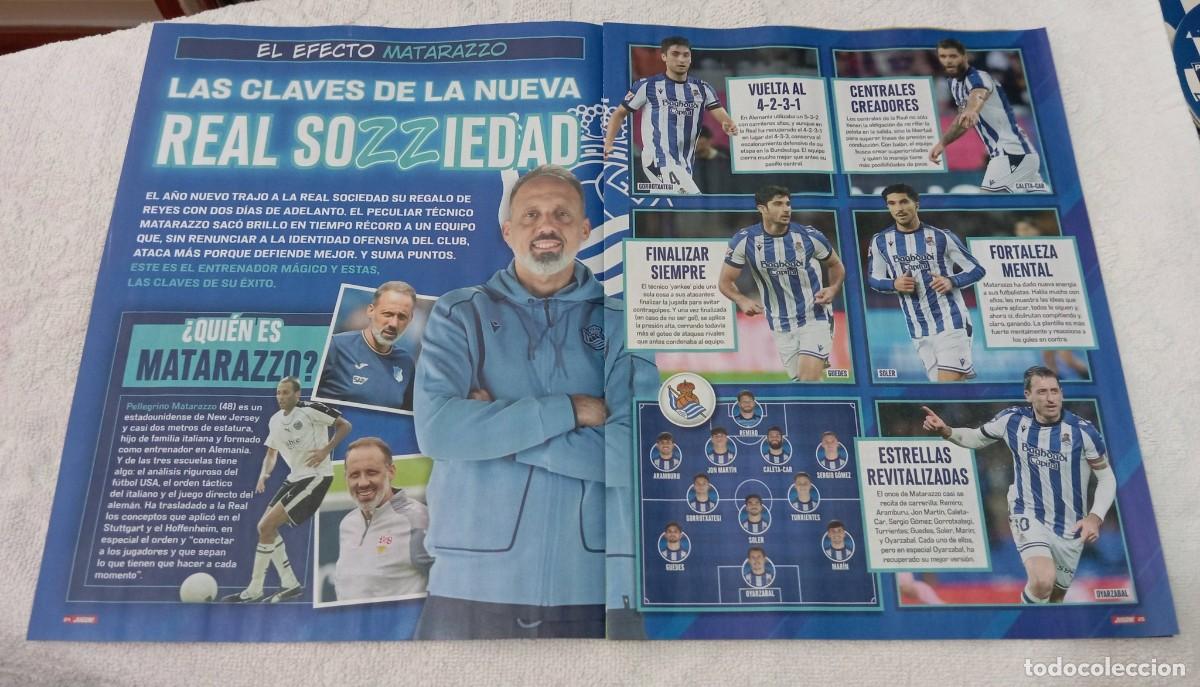 Coleccionismo deportivo: -REPORTAJE DE FUTBOL DE LA REAL SOCIEDAD ENTRENADOR MATARAZZO . TEMPORADA 25-26