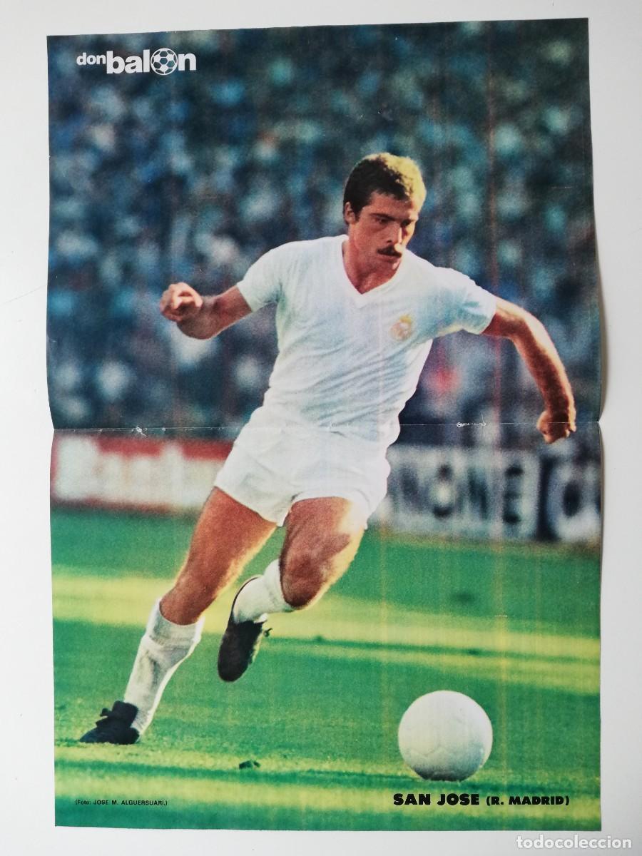 Coleccionismo deportivo: POSTER SAN JOSE - REAL MADRID - REVISTA DON BALON
