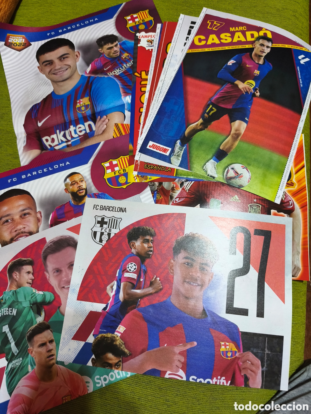 Coleccionismo deportivo: FC BARCELONA LOTE POSTERS REVISTA . BAR&Ccedil;A