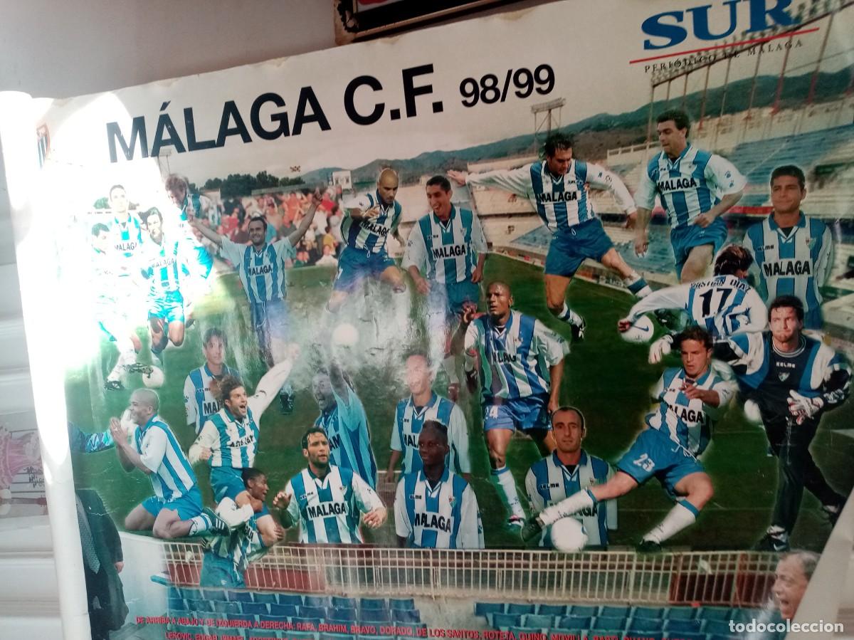 Coleccionismo deportivo: CARTEL MALAGA C.F. 98-99 MEDIDA 60 X 84
