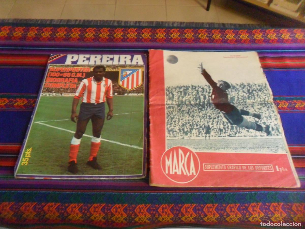 Coleccionismo deportivo: LUIZ PEREIRA SUPERPOSTER 100X65 CMS ESA 1978 ATL&Eacute;TICO DE MADRID. REGALO SUPLEMENTO MARCA 128. 1945.
