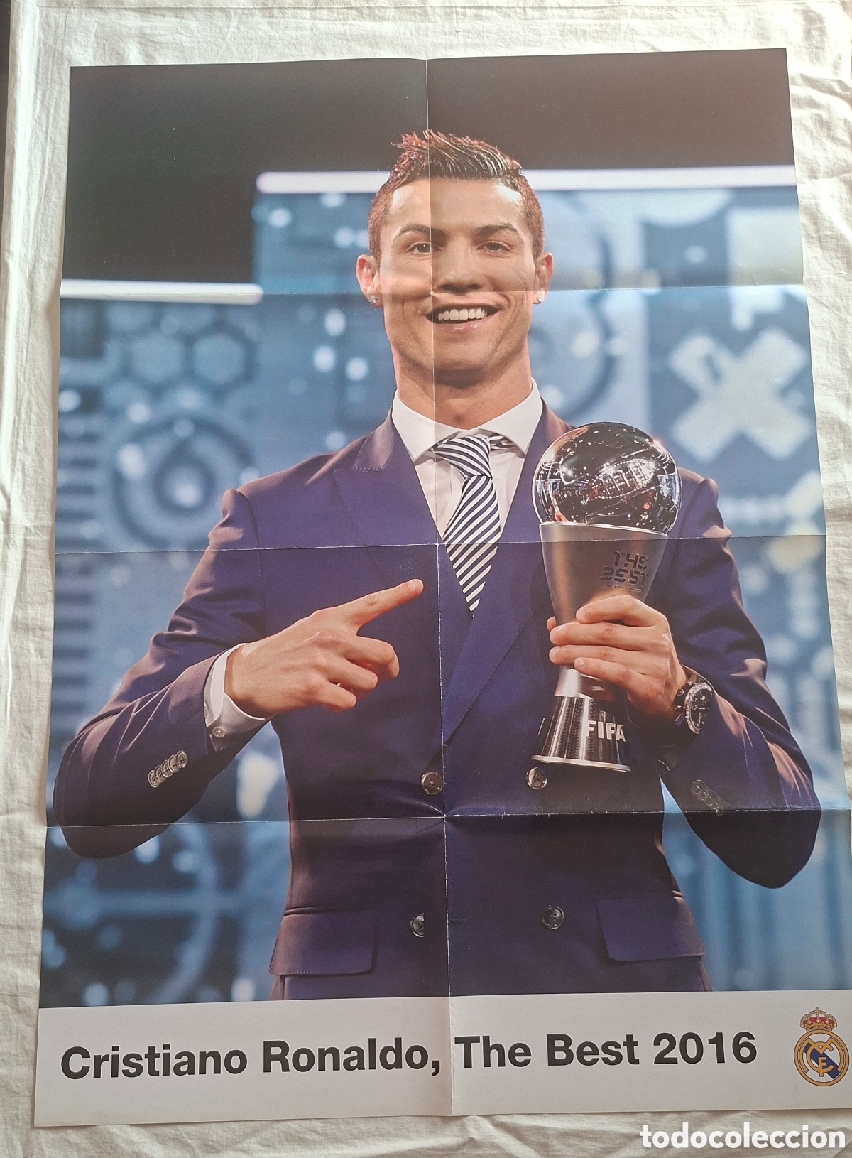 Coleccionismo deportivo: Poster Cristiano Ronaldo - The best de 2016