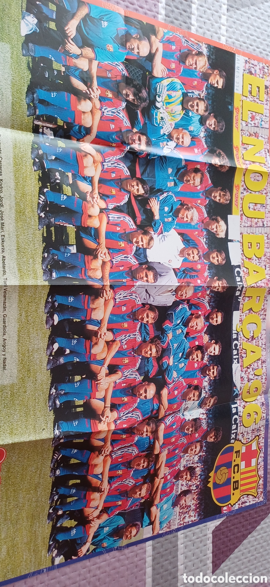Coleccionismo deportivo: P&oacute;ster FCBarcelona 1996