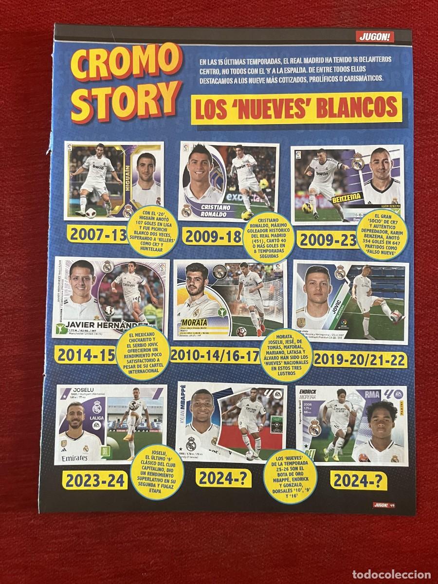 Coleccionismo deportivo: CARTEL POSTER REVISTA JUGON CROMO STORY REAL MADRID RONALDO ISI PALAZON RAYO TEMPORADA 2025 2026