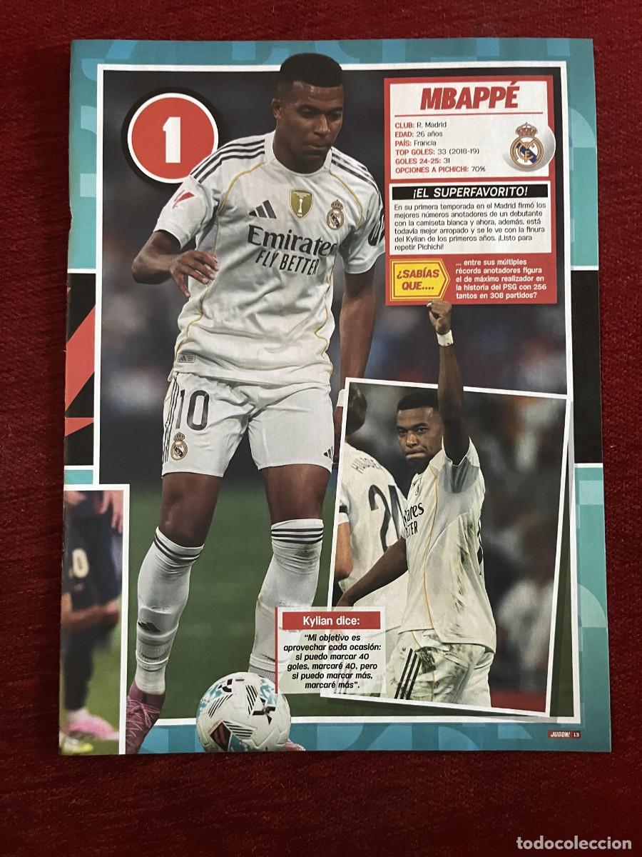 Coleccionismo deportivo: CARTEL POSTER REVISTA JUGON MBAPPE REAL MADRID JOHNNY CARDOSO ATLETICO MADRID TEMPORADA 2025 2026