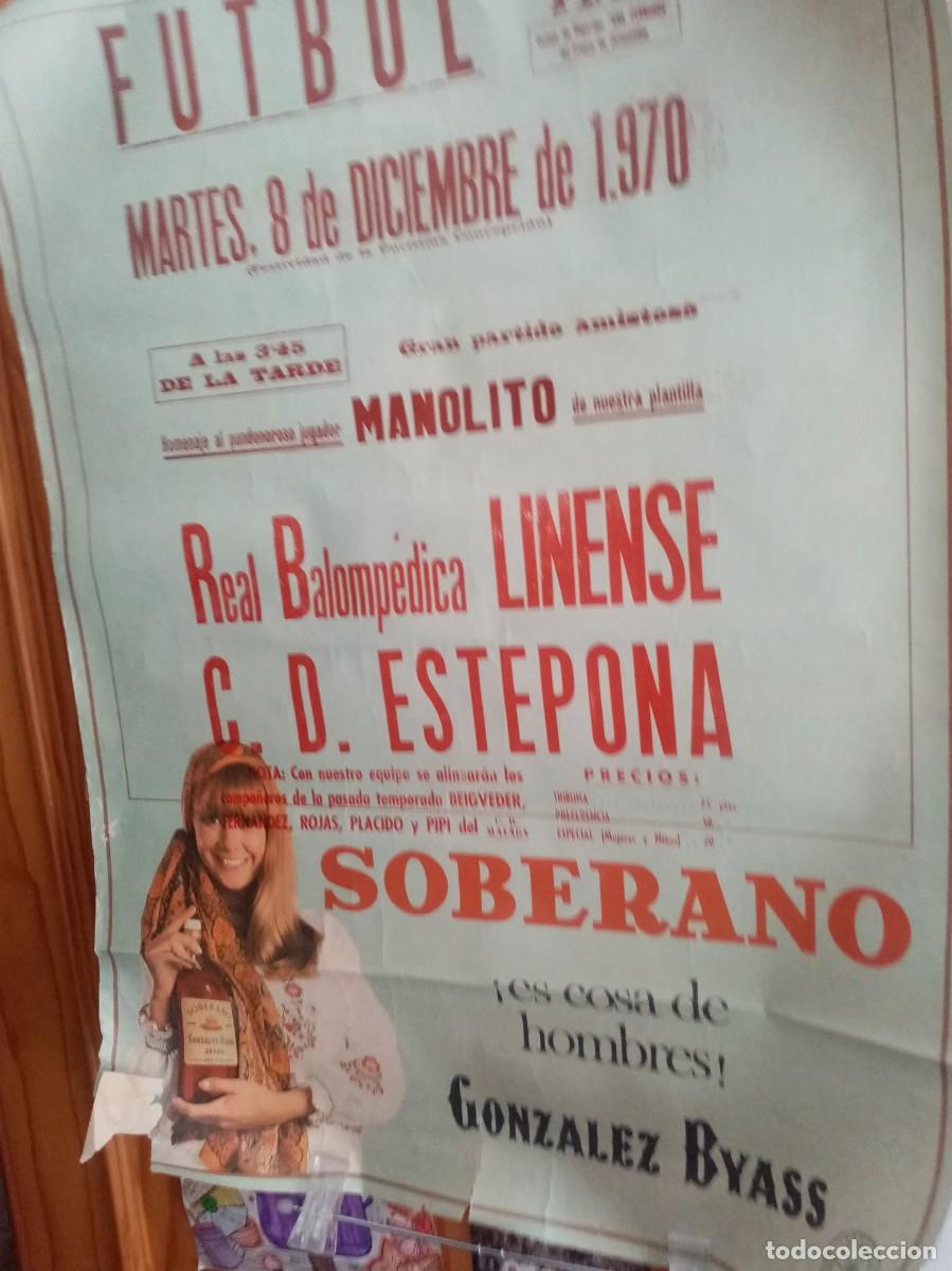Coleccionismo deportivo: FUTBOL REAL B. LINENSE Y C D ESTEPONA 1970 HOMENAJE MANOLITO