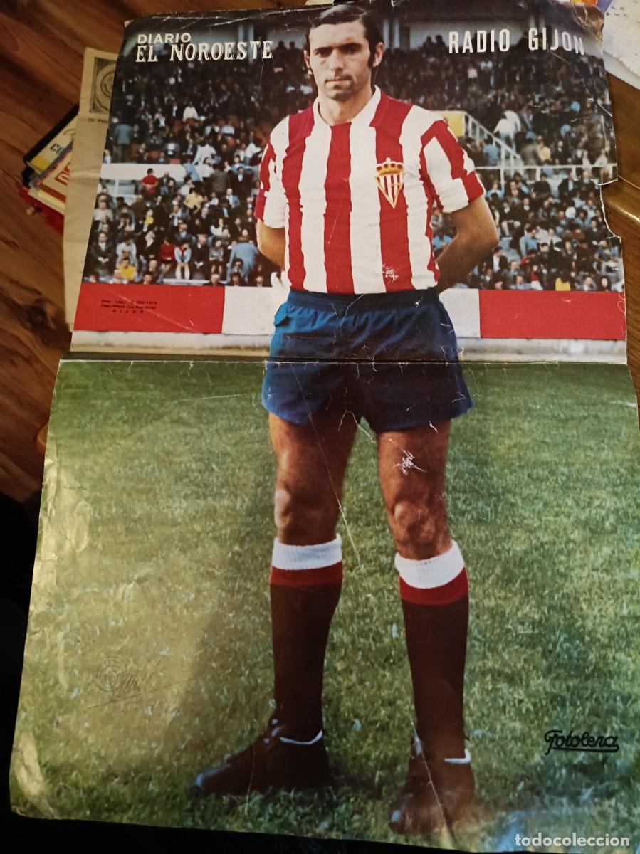 Coleccionismo deportivo: POSTER QUINI DIARIO EL NORODESTE RADIO GIJ&Oacute;N
