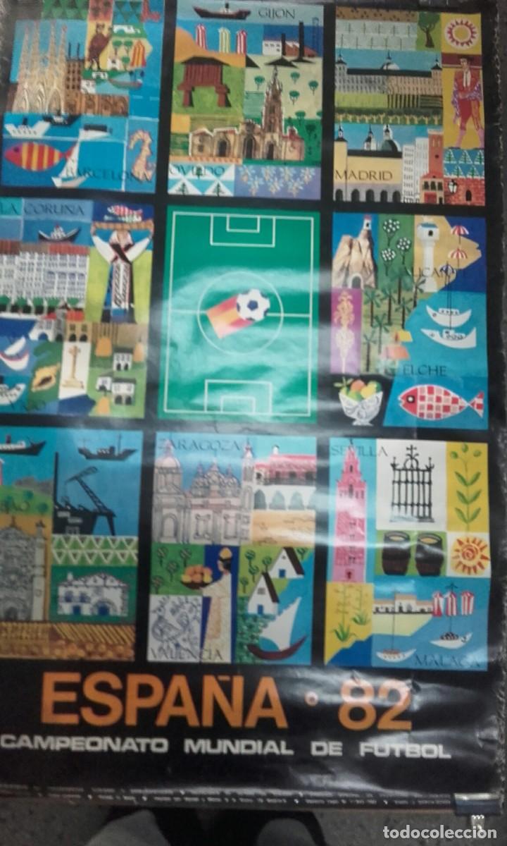Sammelleidenschaft Sport: CARTEL ESPA&Ntilde;A 82 MUNDIAL DE FUTBOL gran tama&ntilde;o