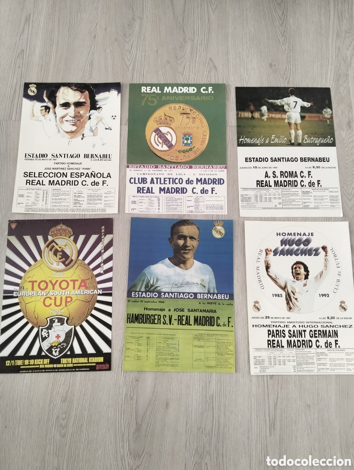 Coleccionismo deportivo: Lote diferentes art&iacute;culos Real Madrid