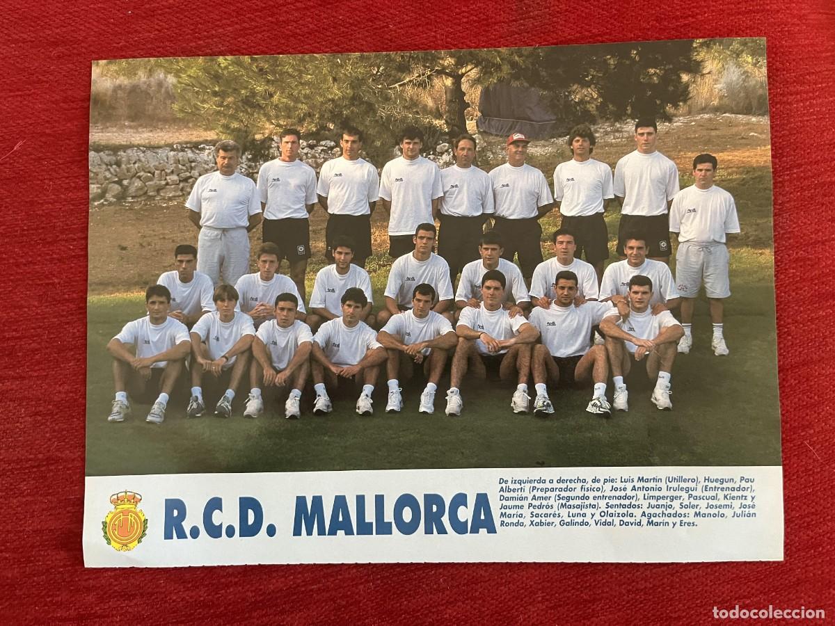 Coleccionismo deportivo: CARTEL POSTER DON BALON PLANTILLA TEMPORADA 95 96 1995 1996 REAL MALLORCA