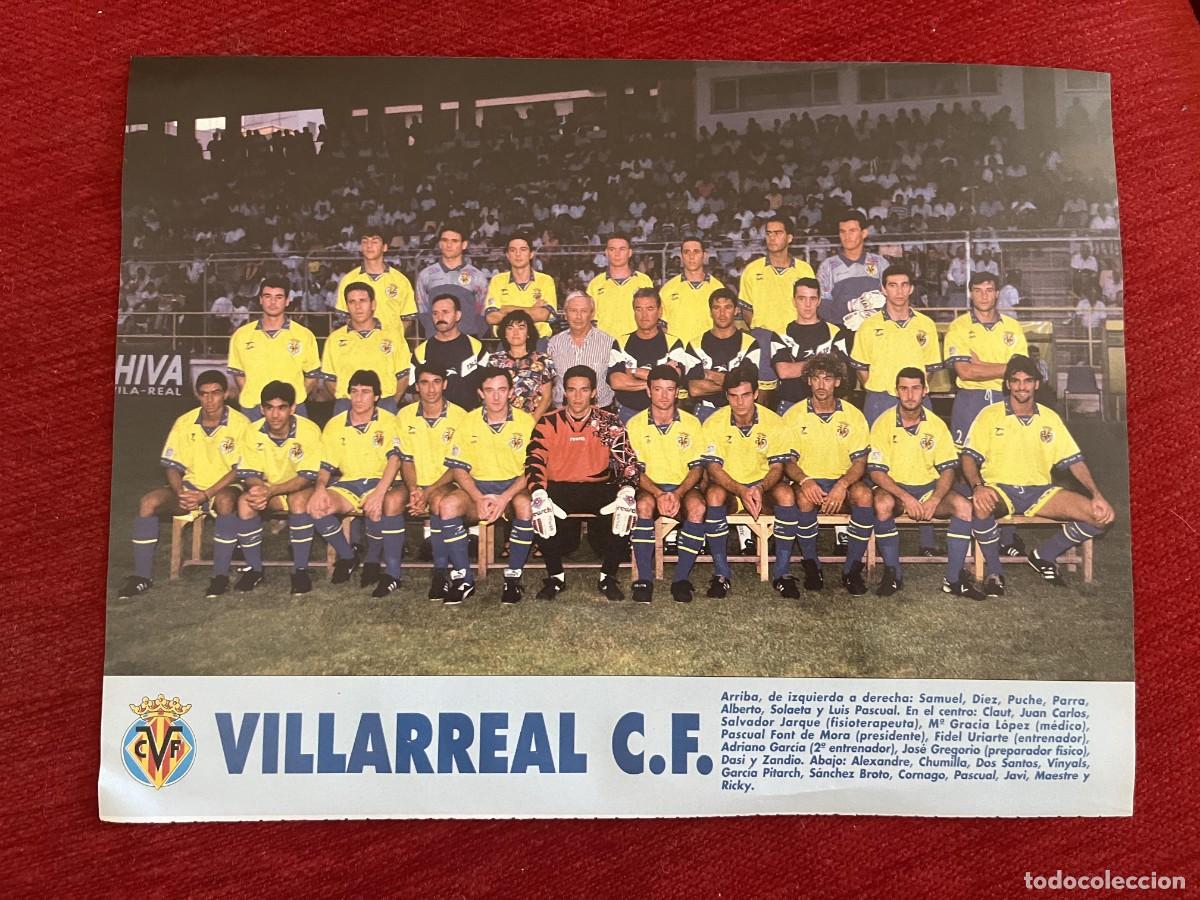 Coleccionismo deportivo: CARTEL POSTER DON BALON PLANTILLA TEMPORADA 95 96 1995 1996 VILLARREAL