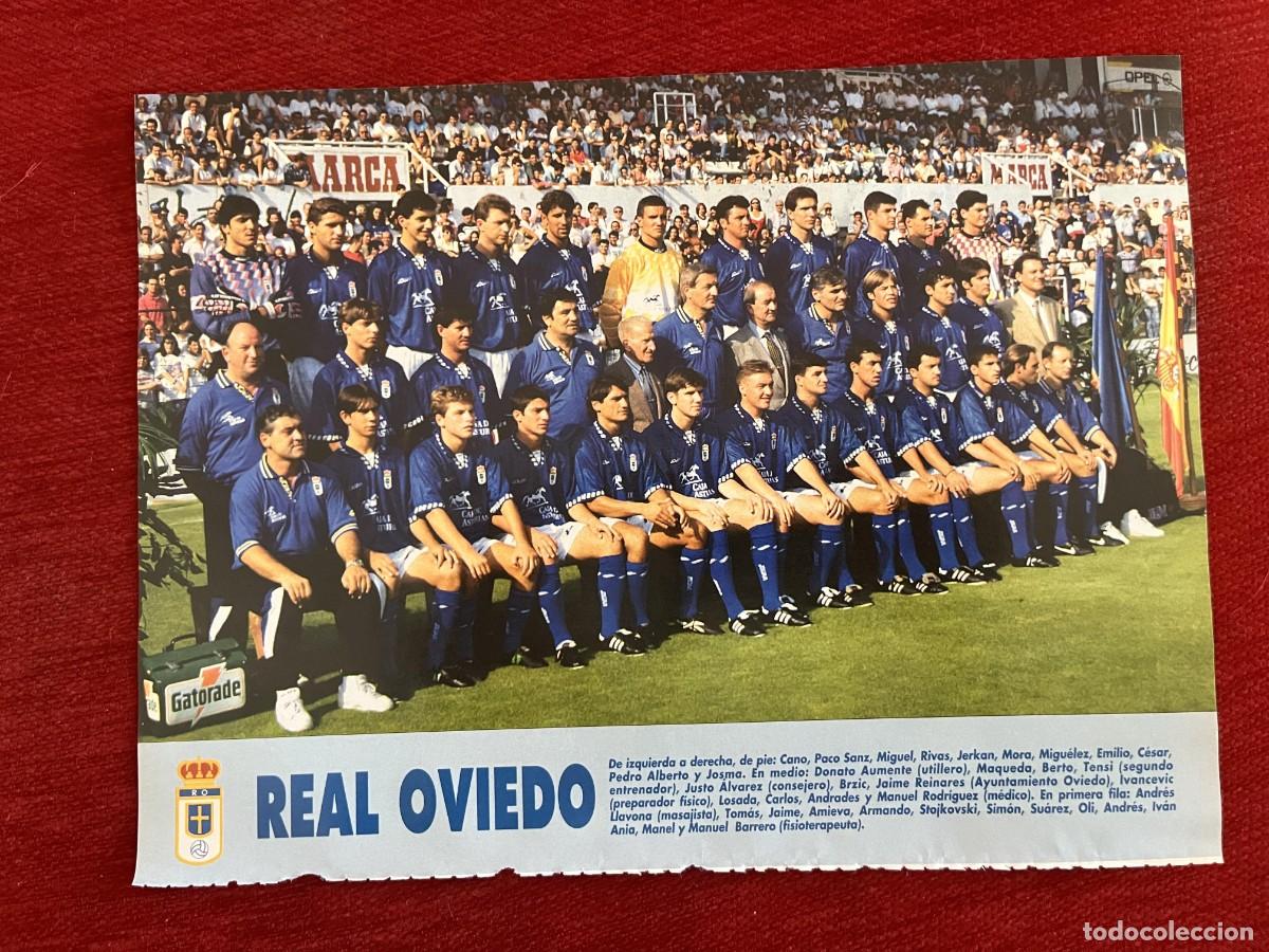 Coleccionismo deportivo: CARTEL POSTER DON BALON PLANTILLA TEMPORADA 95 96 1995 1996 REAL OVIEDO