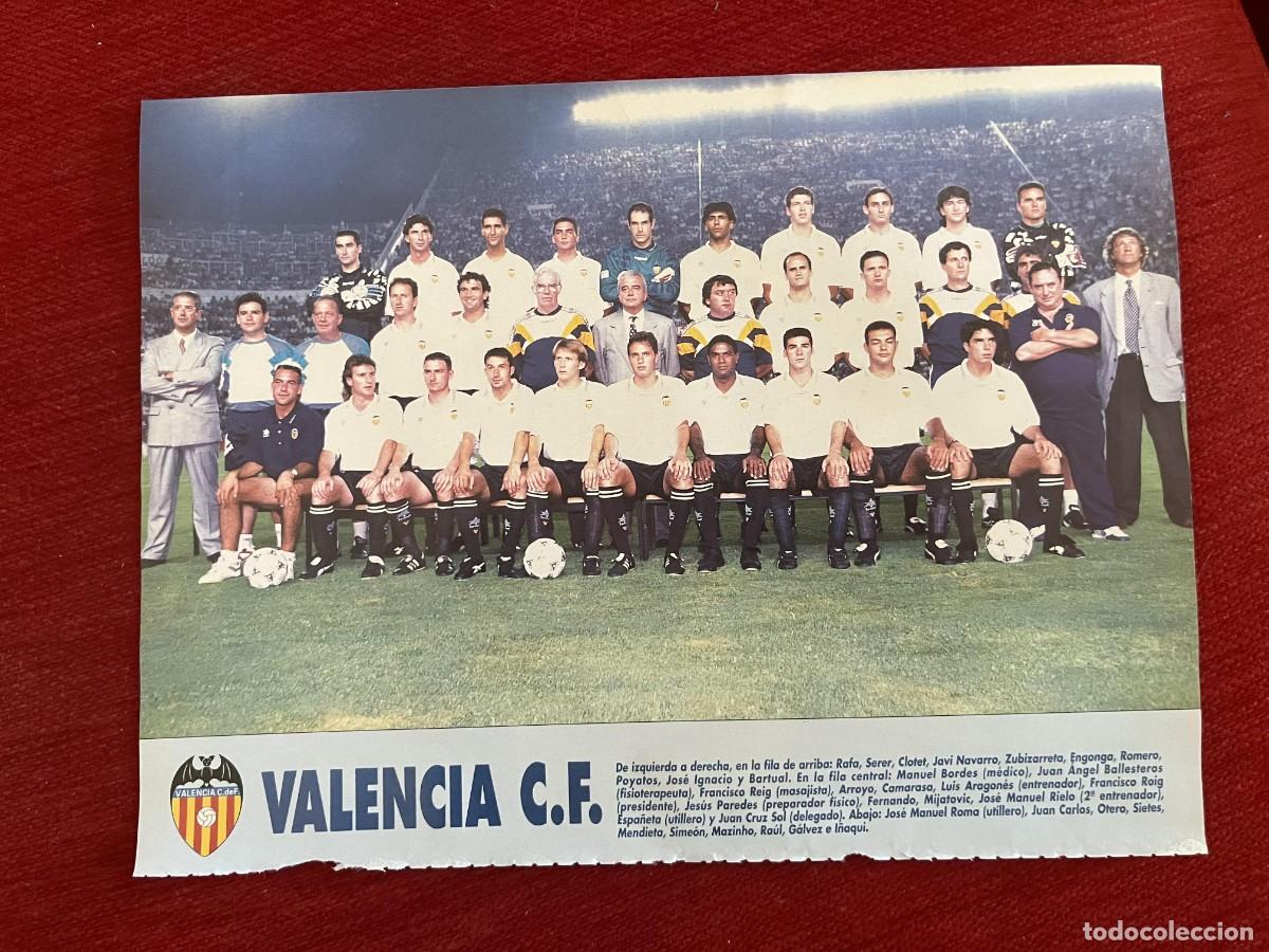 Coleccionismo deportivo: CARTEL POSTER DON BALON PLANTILLA TEMPORADA 95 96 1995 1996 VALENCIA