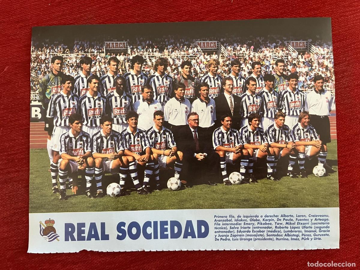 Coleccionismo deportivo: CARTEL POSTER DON BALON PLANTILLA TEMPORADA 95 96 1995 1996 REAL SOCIEDAD