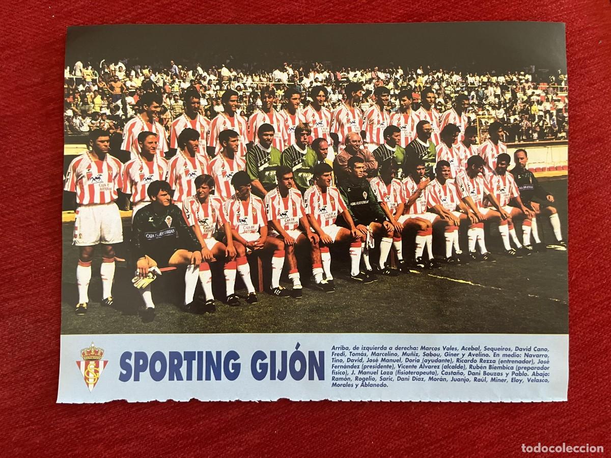 Coleccionismo deportivo: CARTEL POSTER DON BALON PLANTILLA TEMPORADA 95 96 1995 1996 SPORTING GIJON