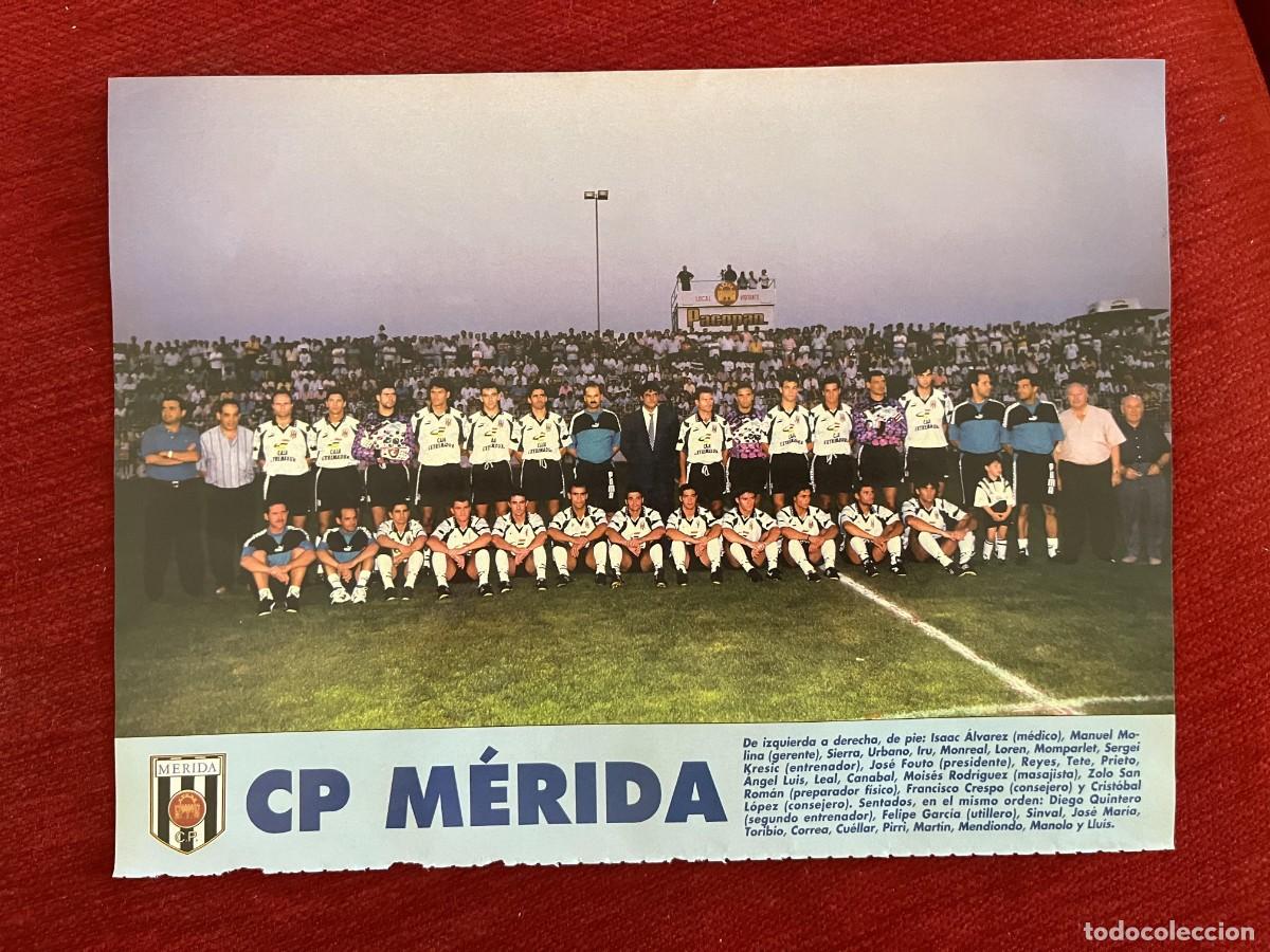 Coleccionismo deportivo: CARTEL POSTER DON BALON PLANTILLA TEMPORADA 95 96 1995 1996 MERIDA