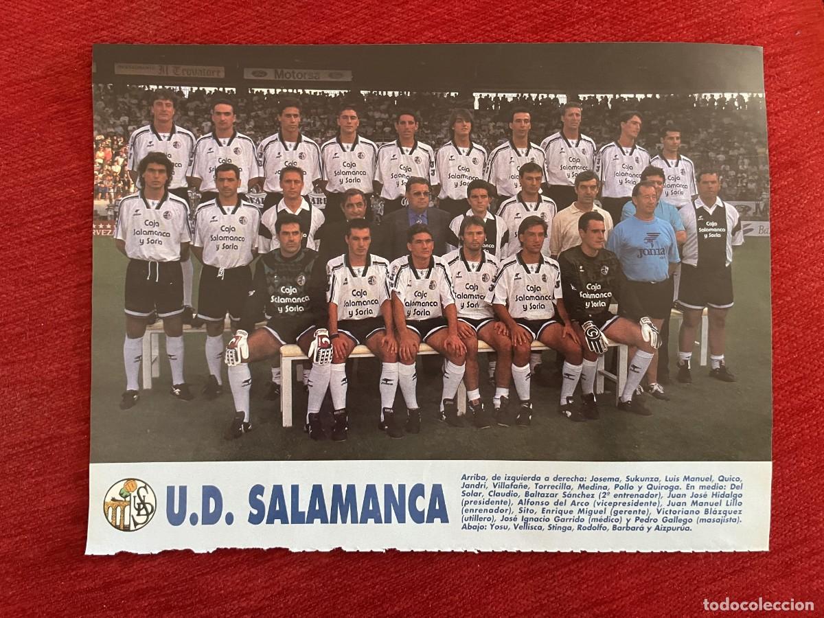 Coleccionismo deportivo: CARTEL POSTER DON BALON PLANTILLA TEMPORADA 95 96 1995 1996 SALAMANCA