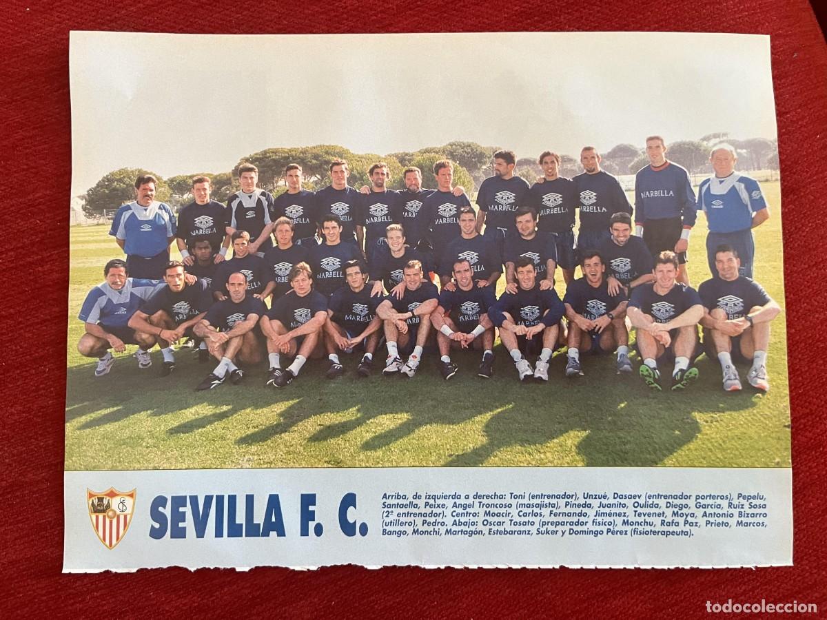Coleccionismo deportivo: CARTEL POSTER DON BALON PLANTILLA TEMPORADA 95 96 1995 1996 SEVILLA