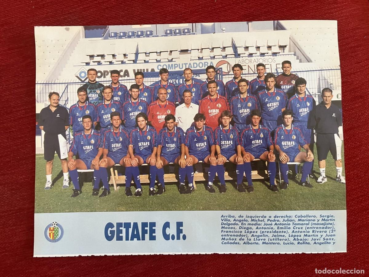 Coleccionismo deportivo: CARTEL POSTER DON BALON PLANTILLA TEMPORADA 95 96 1995 1996 GETAFE