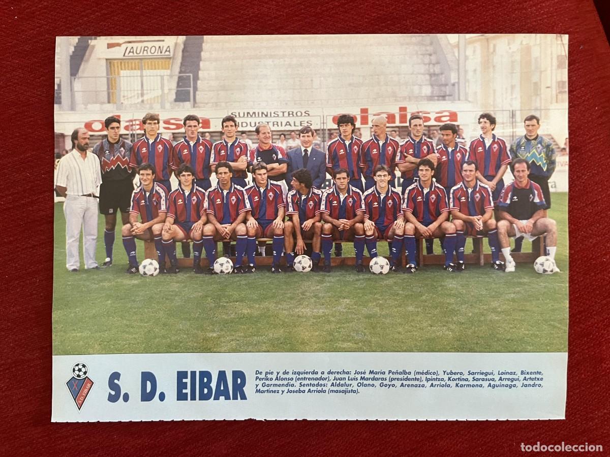 Coleccionismo deportivo: CARTEL POSTER DON BALON PLANTILLA TEMPORADA 95 96 1995 1996 EIBAR