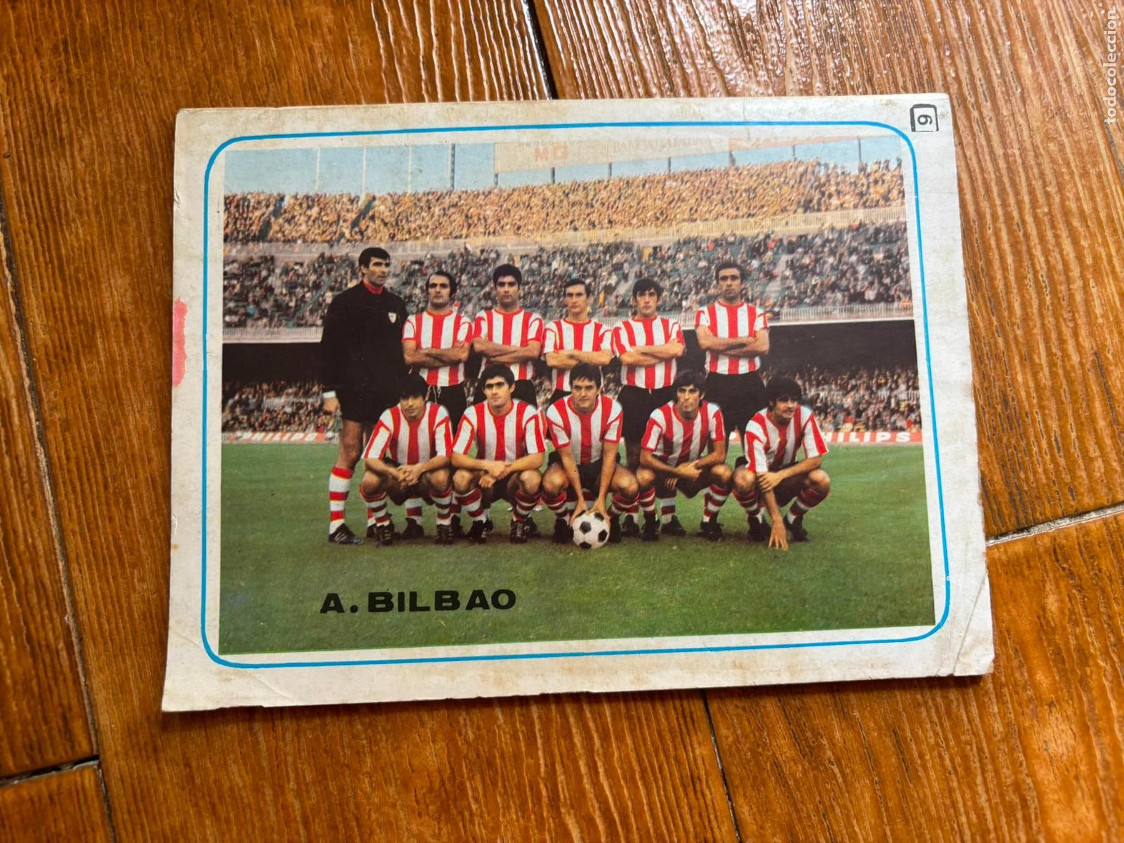 Coleccionismo deportivo: FOTOGRAFIA DE ALINEACION DEL ATHLETIC DE BILBAO A&Ntilde;OS 70 IRIBAR