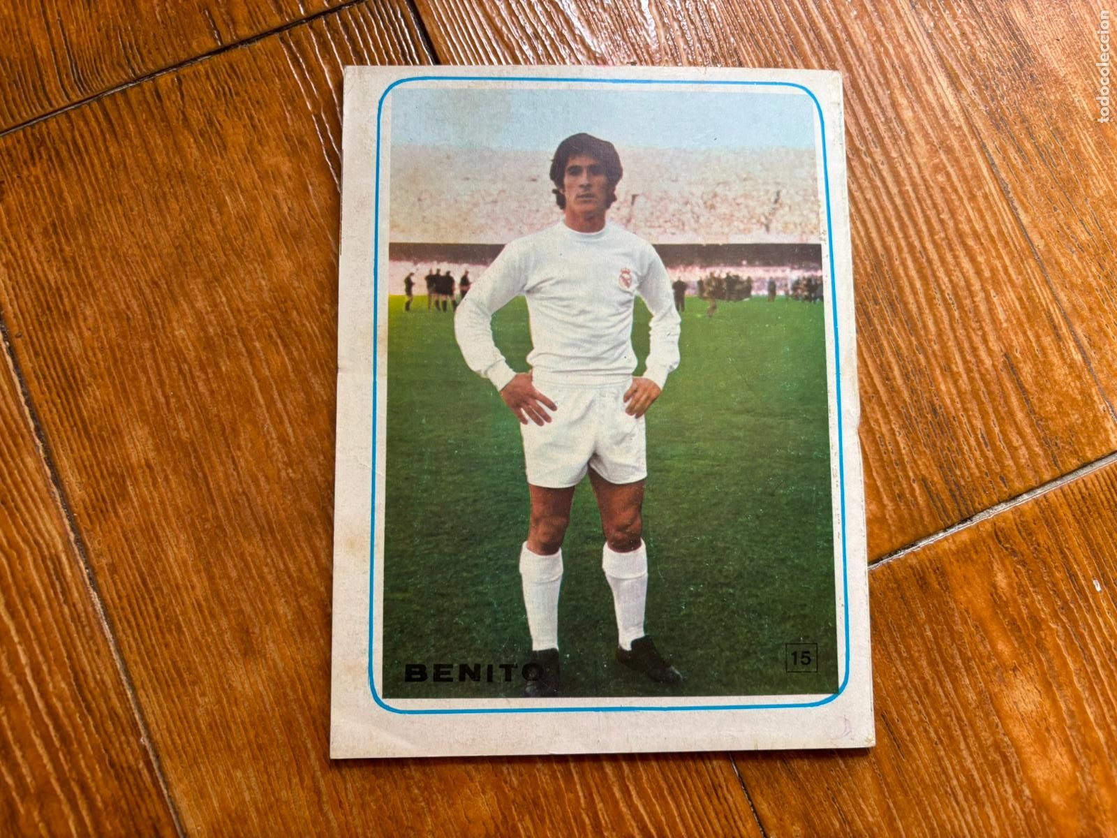 Coleccionismo deportivo: FOTOGRAFIA DE BENITO REAL MADRID A&Ntilde;OS 70