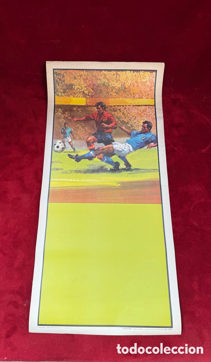 Coleccionismo deportivo: Antiguo cartel de futbol,CFM 2!Papel!