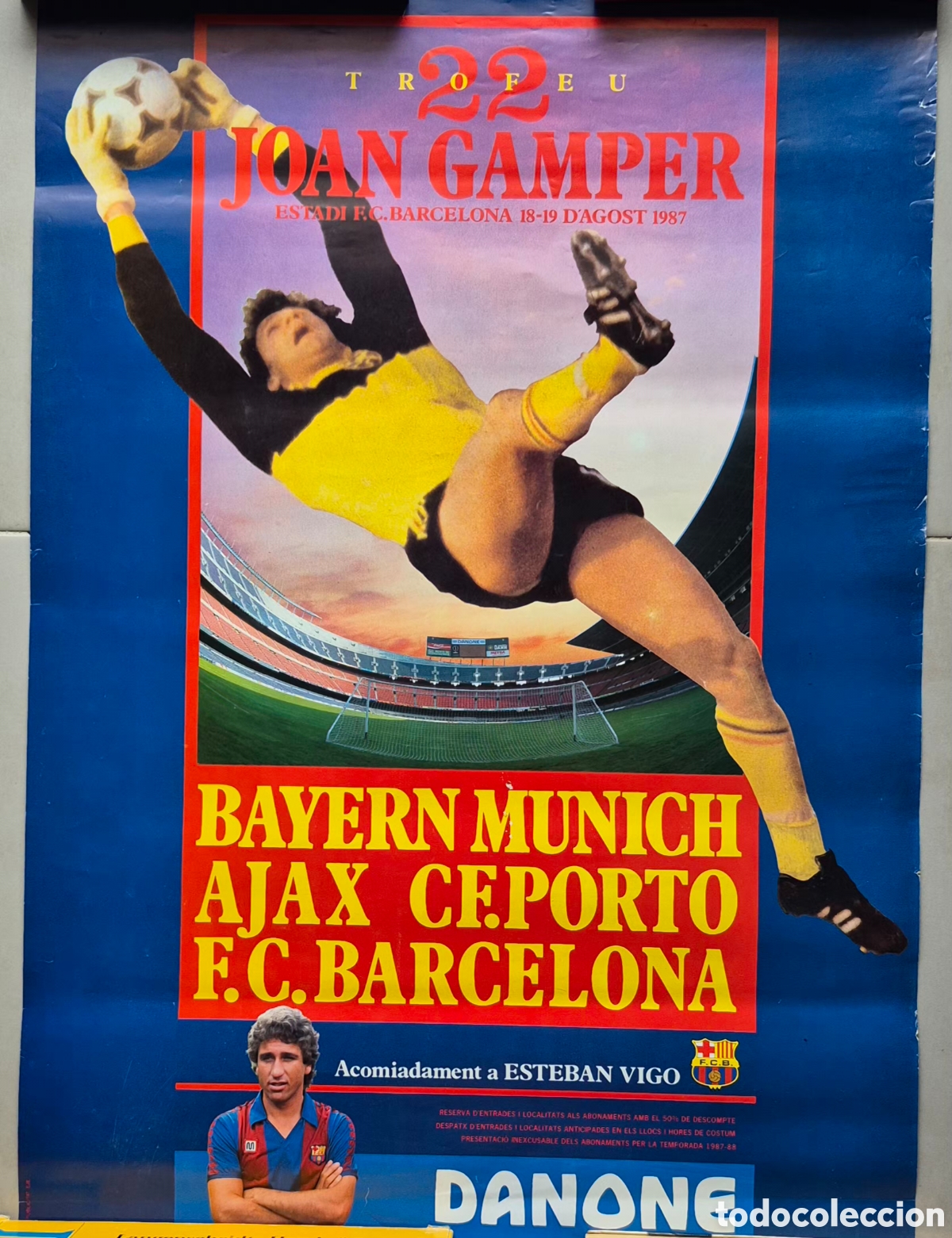 Coleccionismo deportivo: CARTEL P&Oacute;STER - JOAN GAMPER 1987, 50x70 APROX.