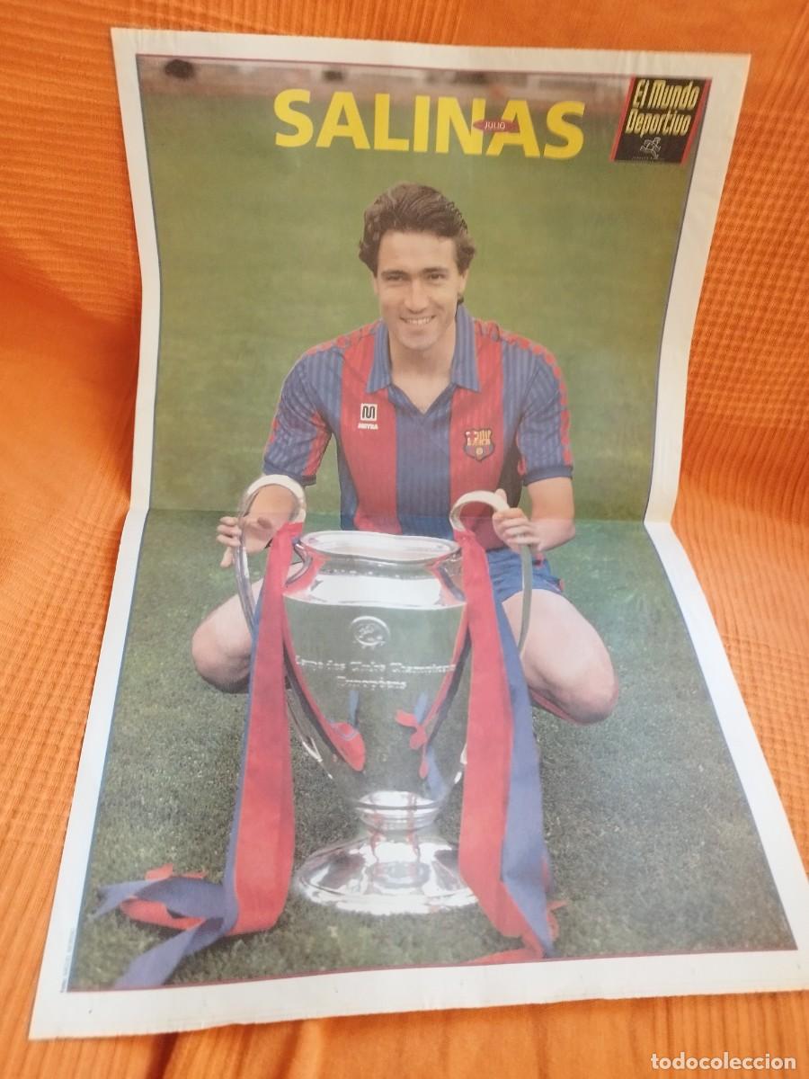 Collezionismo sportivo: Poster mundo deportivo FC BARCELONA Salinas bar&ccedil;a wembley 92