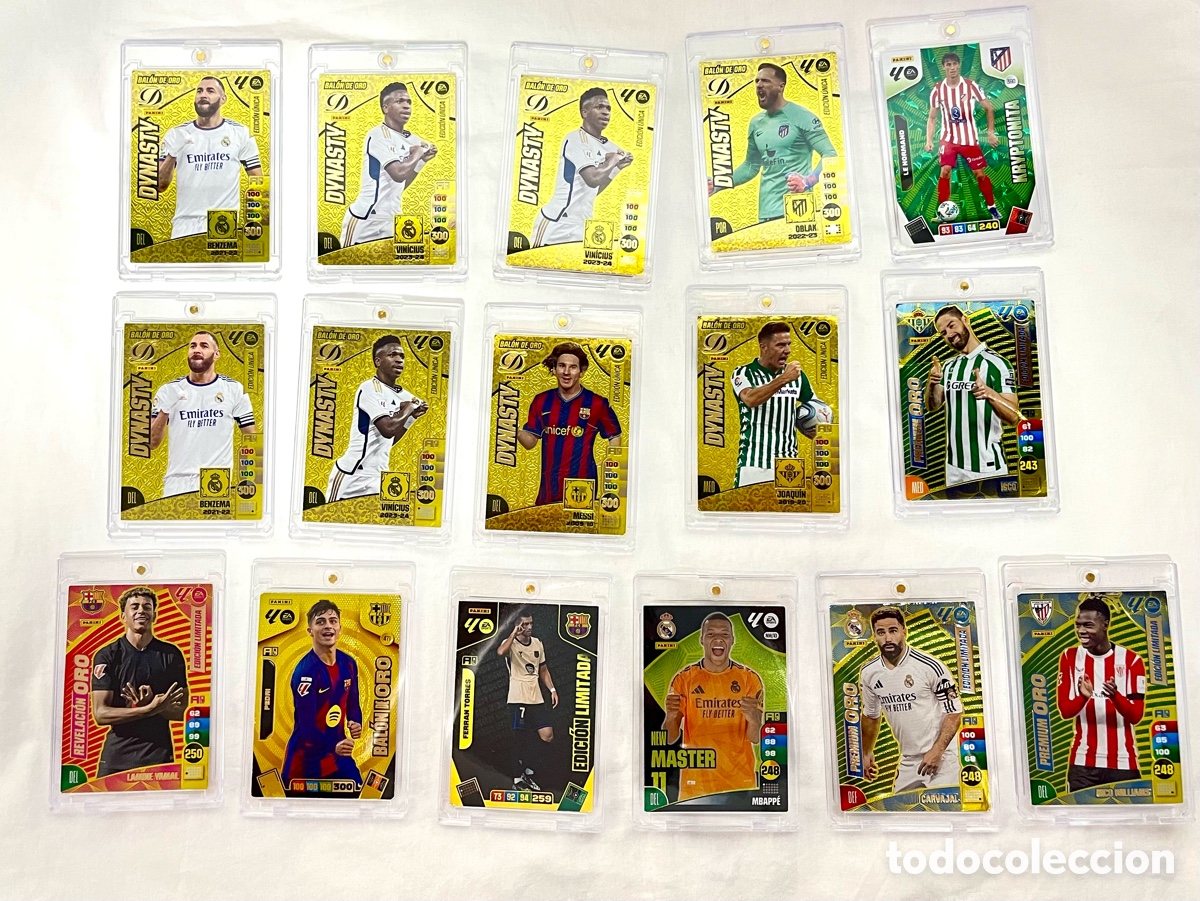 Coleccionismo deportivo: Carta panini XLadrenalina bal&oacute;n de oro edici&oacute;n &uacute;nica