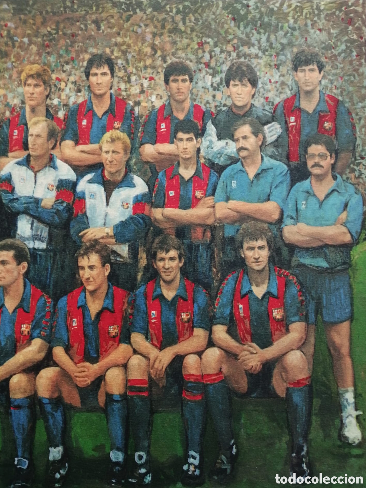 Coleccionismo deportivo: Litograf&iacute;a Wembley 1992 - Foto 3