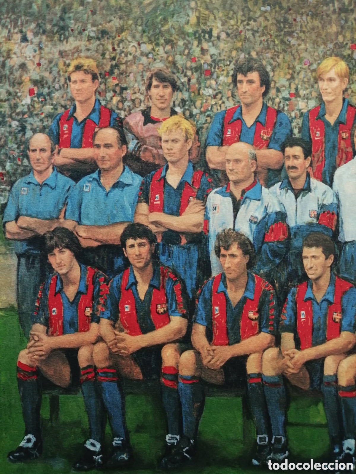 Coleccionismo deportivo: Litograf&iacute;a Wembley 1992 - Foto 4