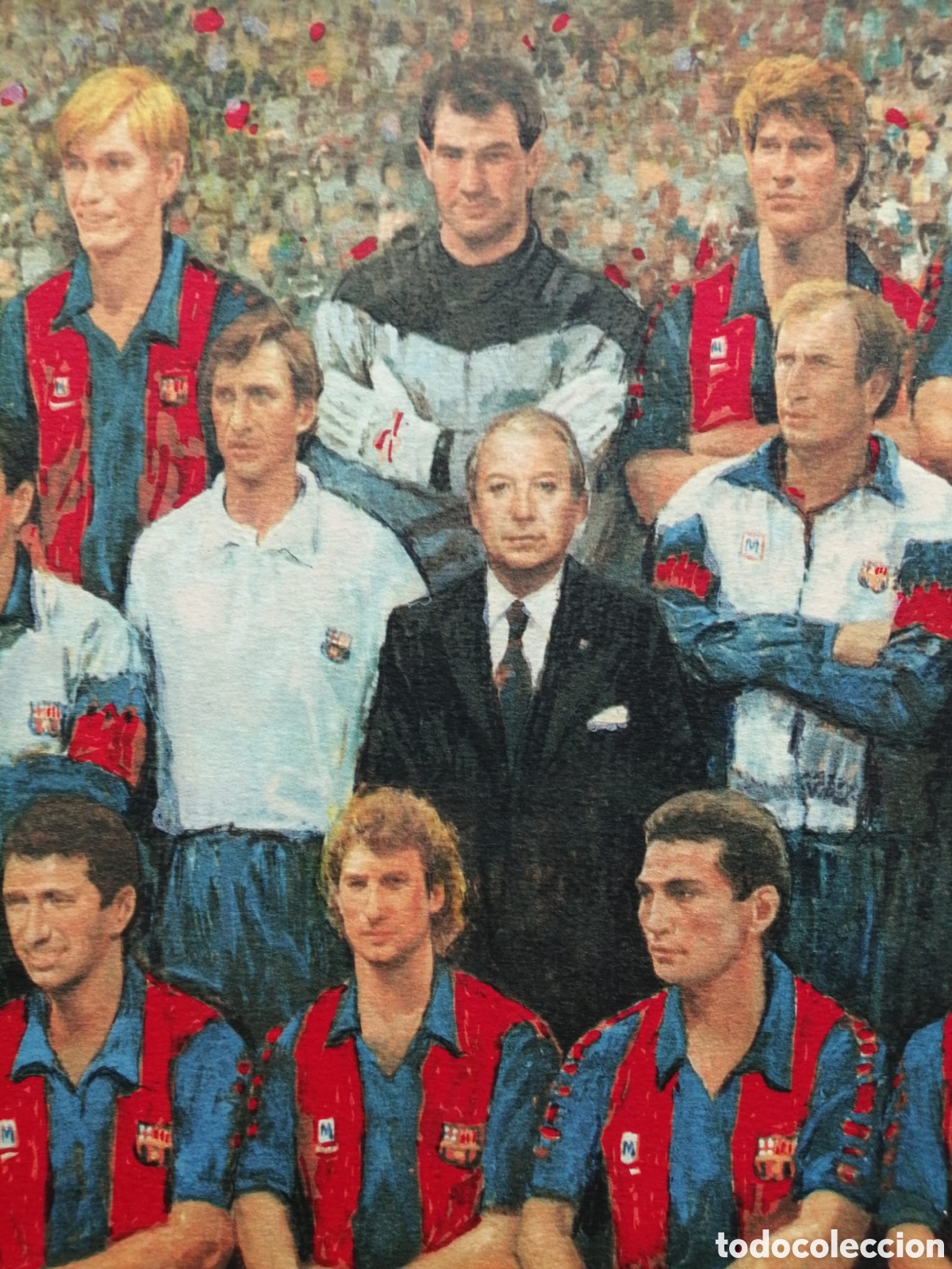 Coleccionismo deportivo: Litograf&iacute;a Wembley 1992 - Foto 7