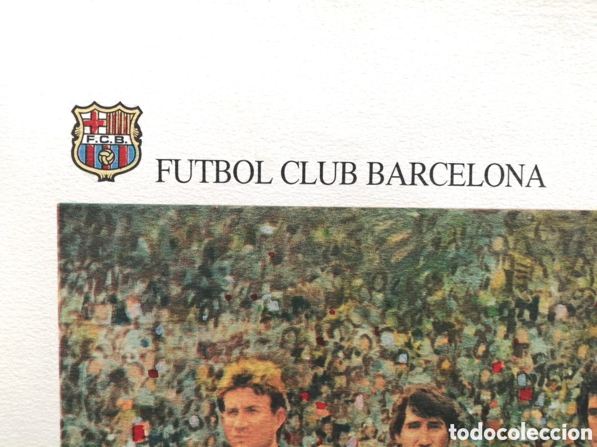 Coleccionismo deportivo: Litograf&iacute;a Wembley 1992 - Foto 9