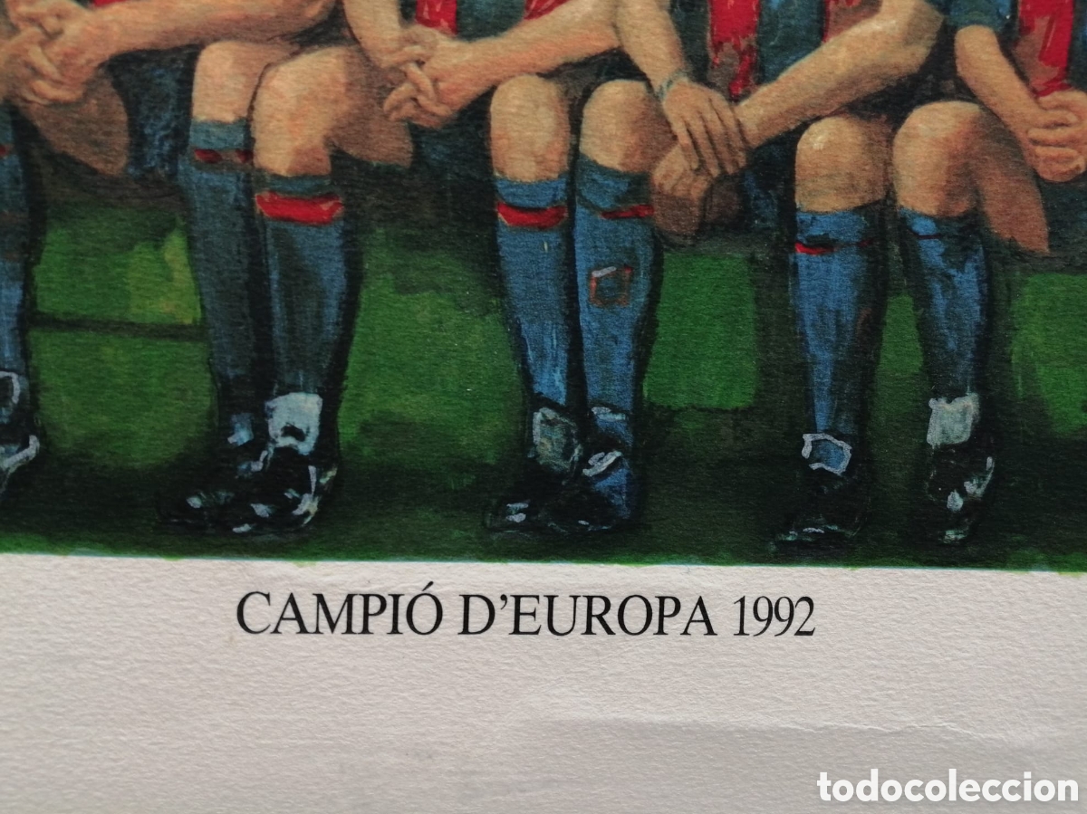 Coleccionismo deportivo: Litograf&iacute;a Wembley 1992 - Foto 16