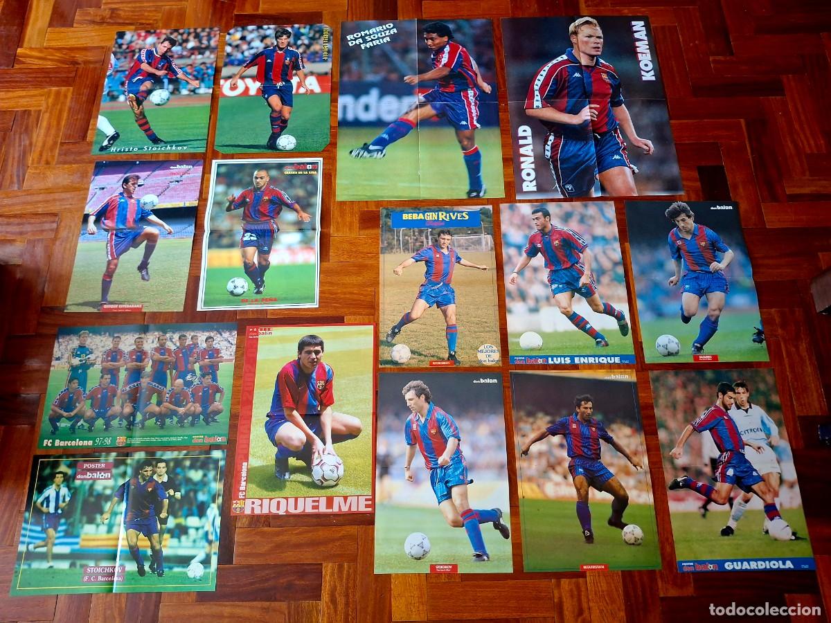 Coleccionismo deportivo: Posters revistas fc barcelona messi copa liga champions campeones don balon