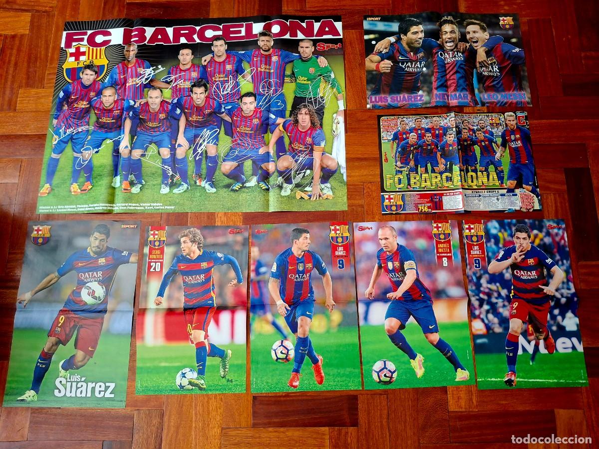 Coleccionismo deportivo: Posteres revistas fc barcelona copa liga champions campeones don balon