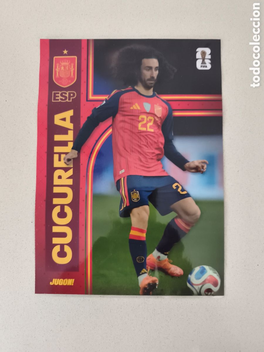 Coleccionismo deportivo: POSTER PLASTIFICADO CUCURELLA ESPA&Ntilde;A. REVISTA JUG&Oacute;N.