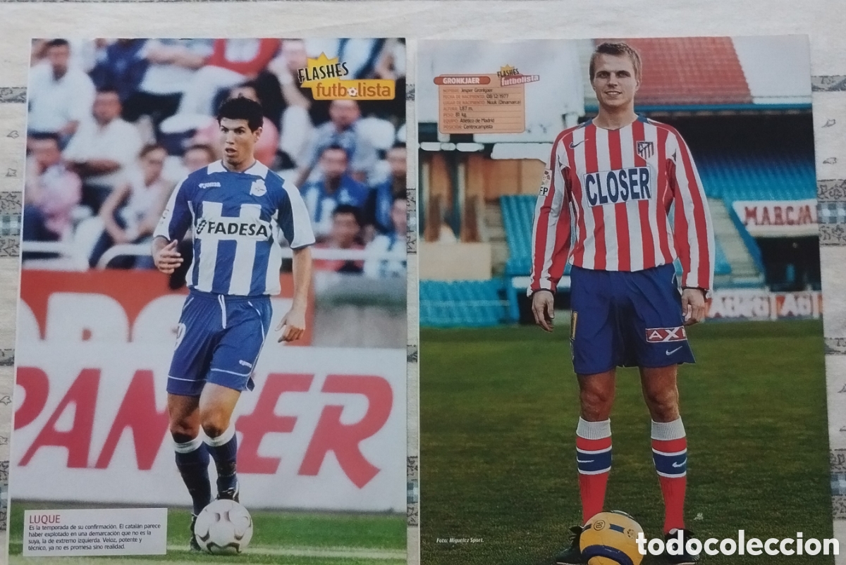 Coleccionismo deportivo: Posters f&uacute;tbol doble cara