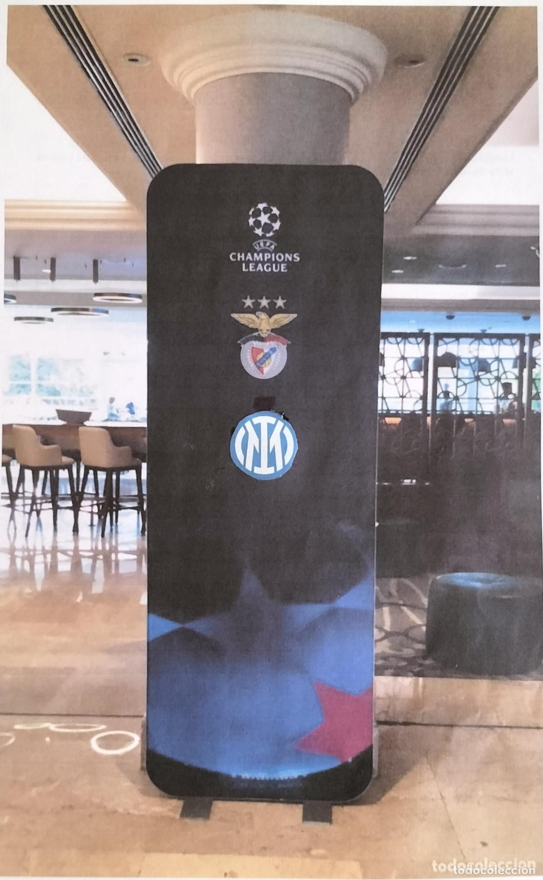 Coleccionismo deportivo: T&Oacute;TEM PUBLICITARIO DEL PARTIDO DE LA UEFA CHAMPIONS LEAGUE - BENFICA/ INTER DE MIL&Aacute;N - 29-11-2023.