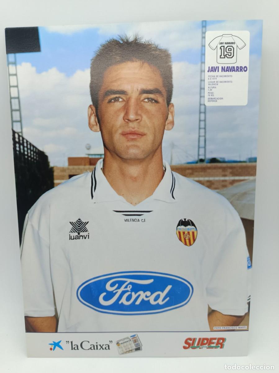 Coleccionismo deportivo: JAVI NAVARRO-SUPER DEPORTE LAS LAMINAS DEL VALENCIA C.F