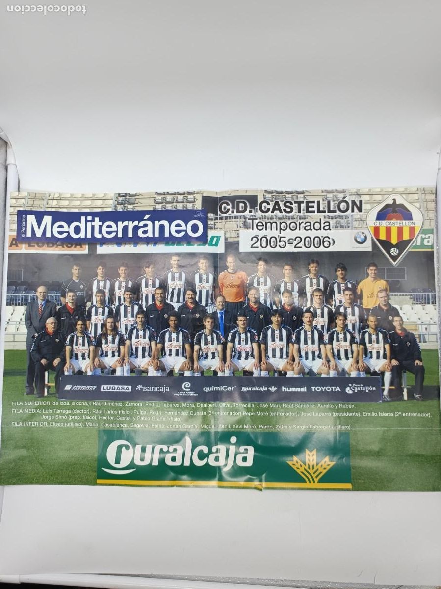 Coleccionismo deportivo: POSTER C.D. CASTELLON, TEMPORADA 2005-2006
