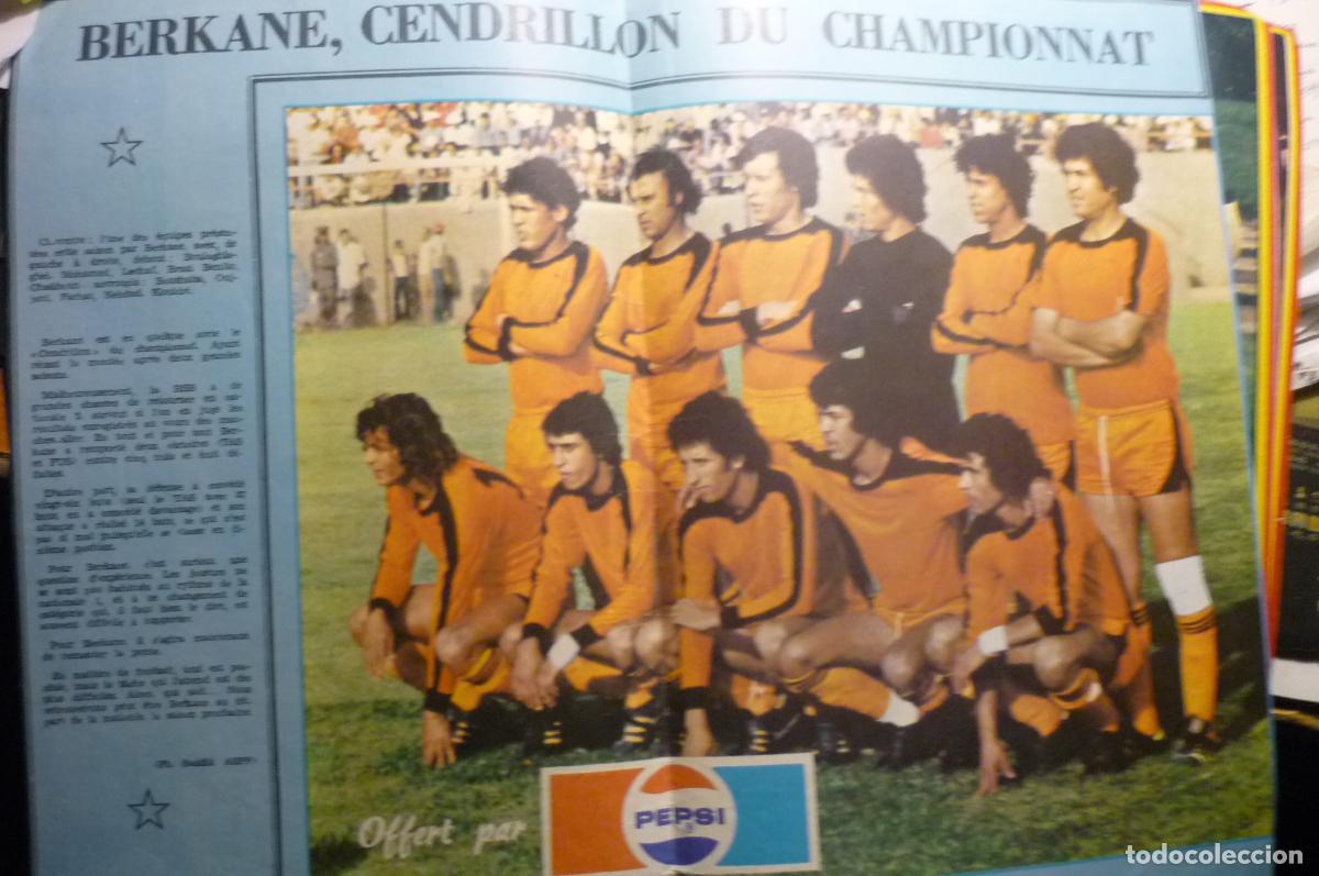Coleccionismo deportivo: poster revista extranjera equipo marroqui berkane